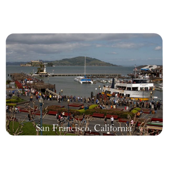 San Francisco, California Premium Flexi Magnet (Horisontell)