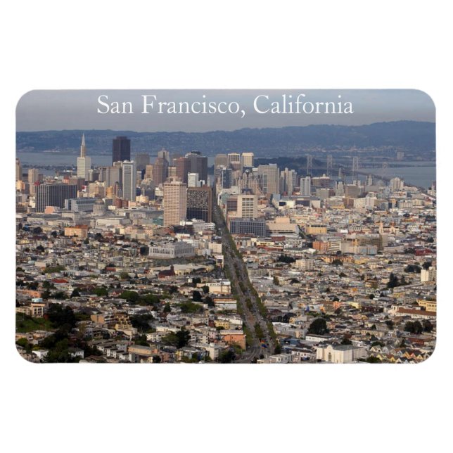 San Francisco California Premium Flexi Magnet (Horisontell)