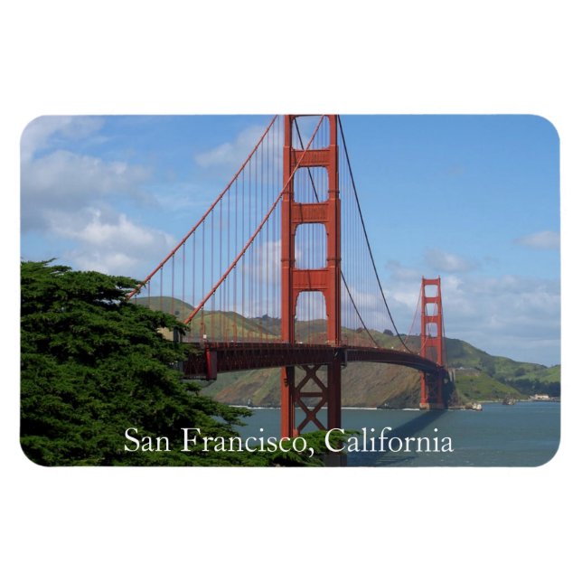 San Francisco California Premium Flexi Magnet (Horisontell)