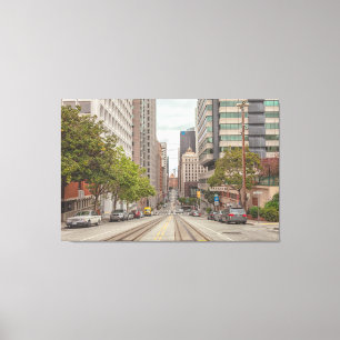 San Francisco California Street Canvastryck