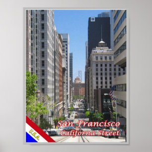 San Francisco - California Street - USA Poster