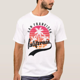 San Francisco, California Sunset Manar-Shirt T Shirt