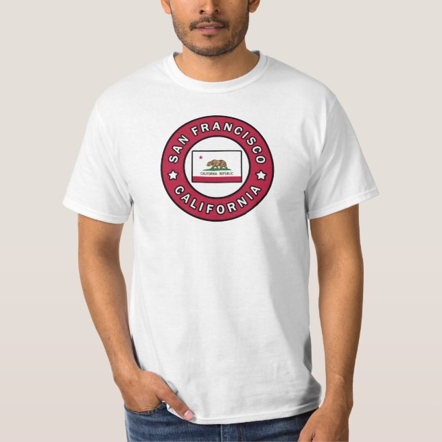 San Francisco California T Shirt (Framsida)