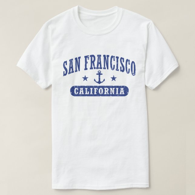 San Francisco California T-shirt (Design framsida)