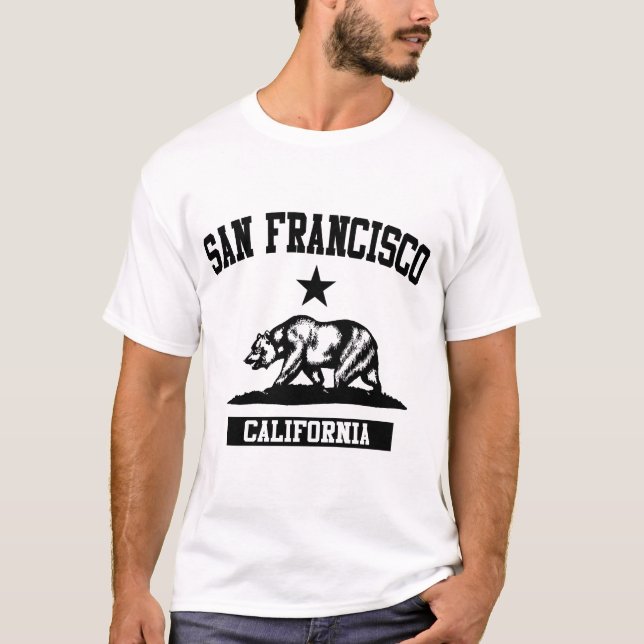 San Francisco California Tee Shirt (Framsida)