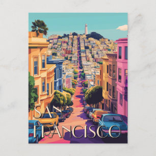 San Francisco California Travel Vykort