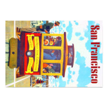 San Francisco California Trolley Car Golden Grind