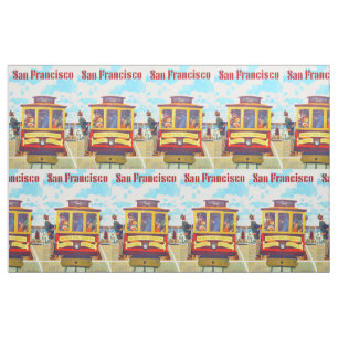 San Francisco California Trolley Car Golden Grind Tyg