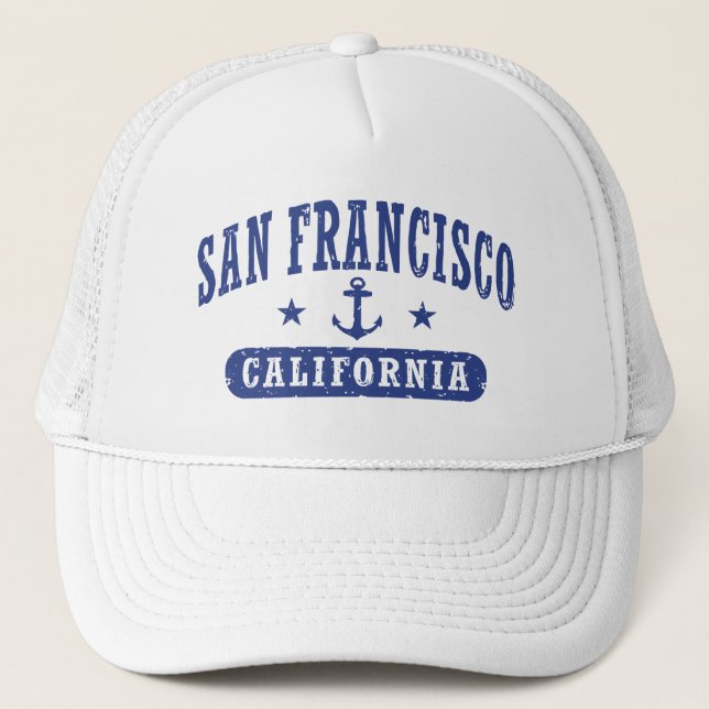 San Francisco California Truckerkeps (Framsida)
