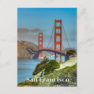San Francisco California vintage resor Vykort