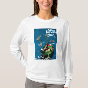 San Francisco CaliforniaFishermans hamnplats T Shirt