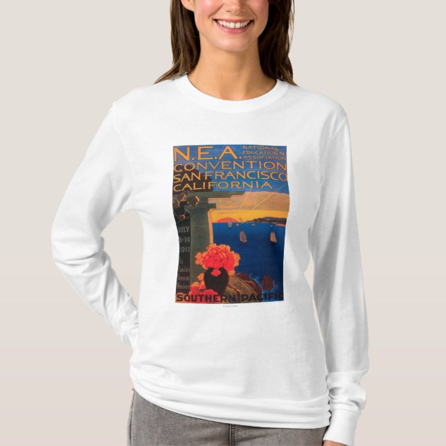 San Francisco CaliforniaN.E.A.-regel T-shirt (Framsida)