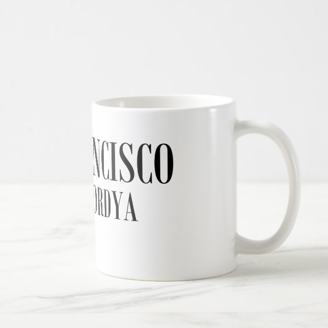 San Francisco Cantaffordya Kaffemugg (Höger)