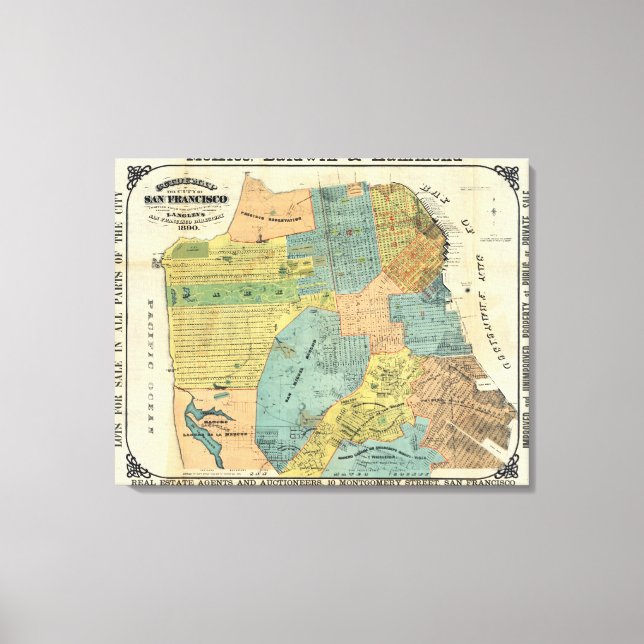 San Francisco Canvastryck (Framsida)