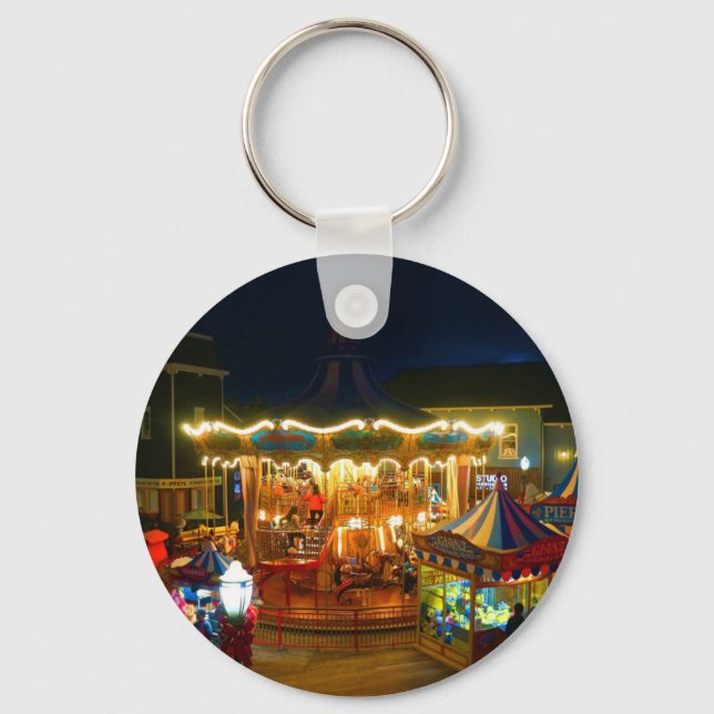 San Francisco Carousel Pier 39 #2-nyckelkedja Nyckelring (Framsida)