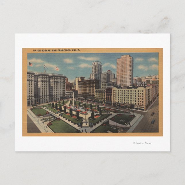 San Francisco, CAUnion Square View Vykort (Framsida)