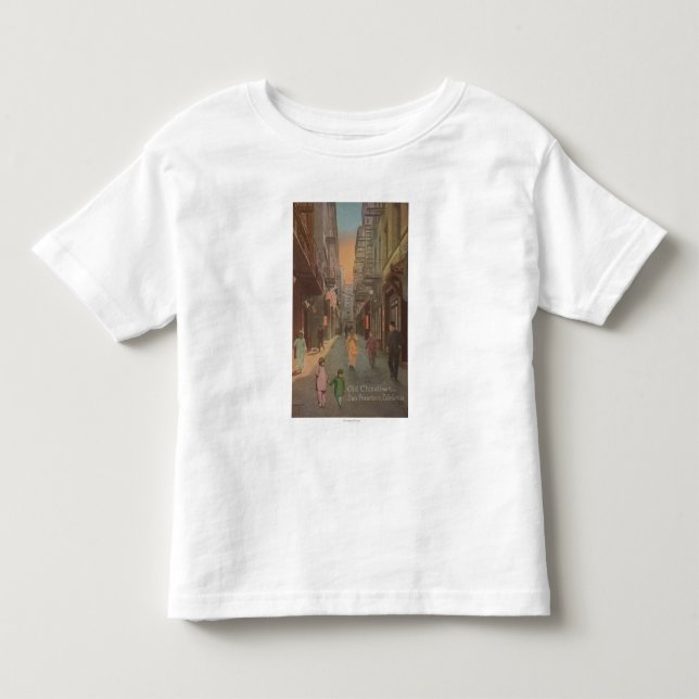 San Francisco CAView av den gammala Chinatown Tee (Framsida)