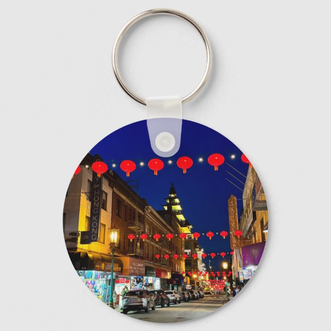 San Francisco Chinatown #11 Keychain Nyckelring (Framsida)
