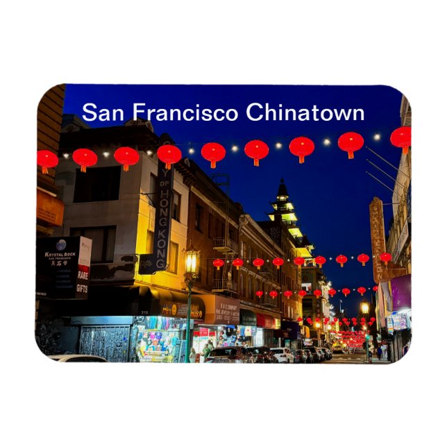 San Francisco Chinatown #11 Magnet (Horisontell)