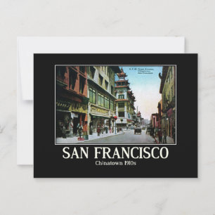 San Francisco Chinatown 1910 Vykort
