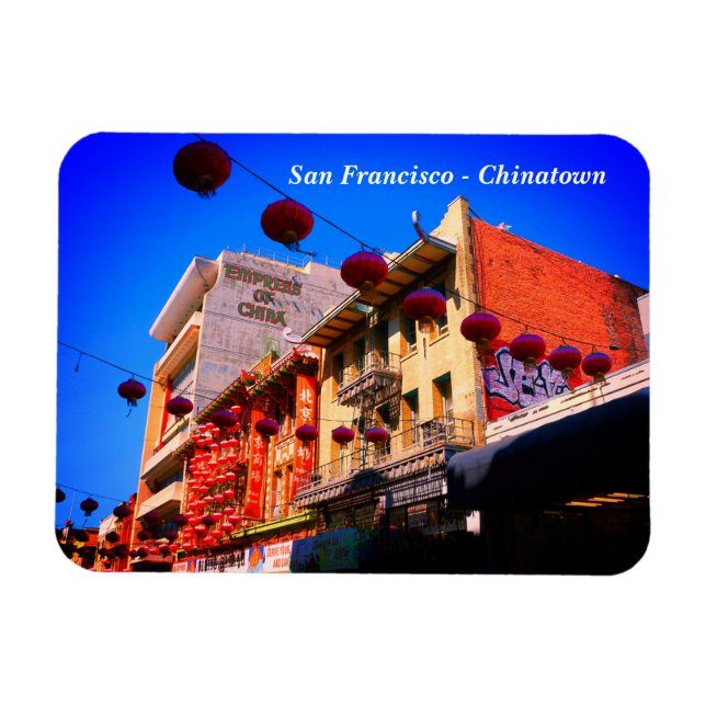 San Francisco Chinatown #4 Magnet (Horisontell)