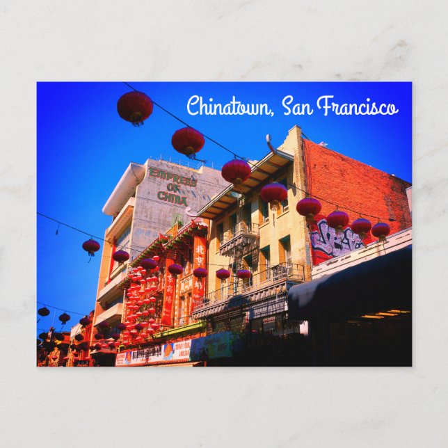 San Francisco Chinatown #4 vykort (Framsida)