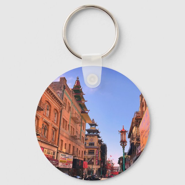 San Francisco Chinatown #7 Keychain Nyckelring (Framsida)