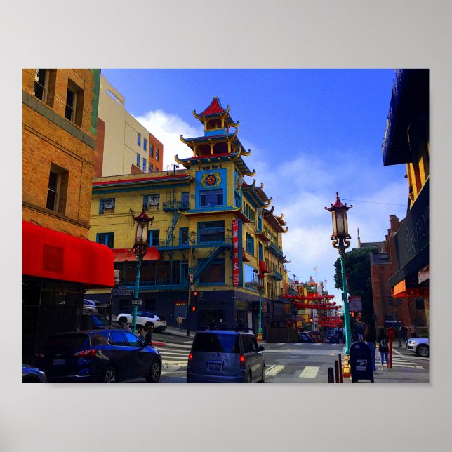 San Francisco Chinatown #8 Poster (Framsidan)