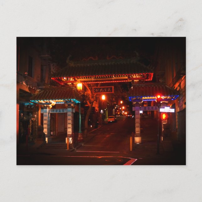 San Francisco Chinatown Grind #2 vykort (Framsida)