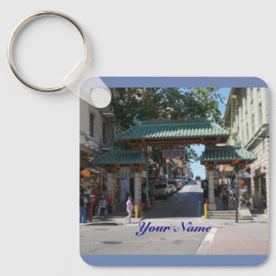 San Francisco Chinatown grind Keychain Nyckelring