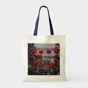 San Francisco Chinatown Lanterns #4 Tote Bag Tygkasse