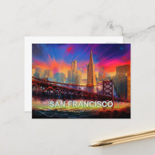 San Francisco City by Bay Vykort