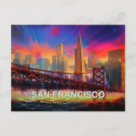 San Francisco City by Bay Vykort