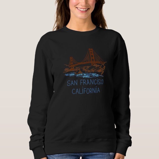 San Francisco City California souvenir  for men wo T Shirt (Framsida)
