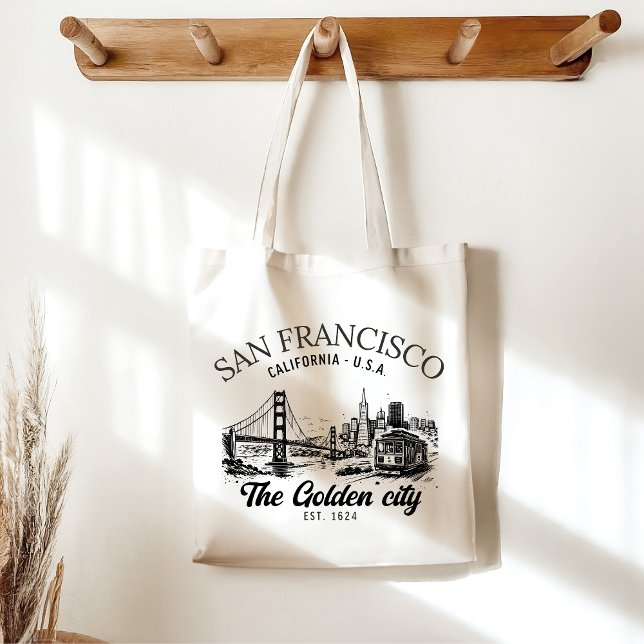 San Francisco City Golden Gate Landscape Tygkasse (Skapare uppladdad)