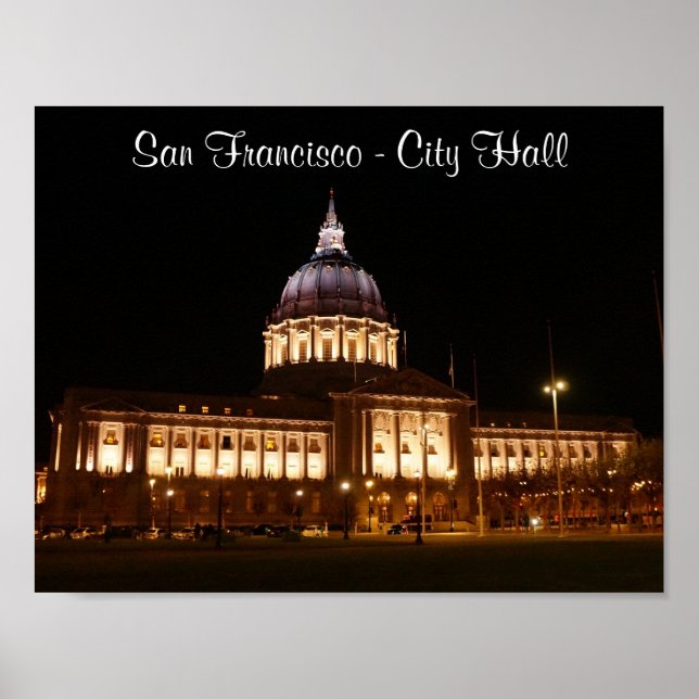San Francisco City Hall #3 Poster (Framsidan)