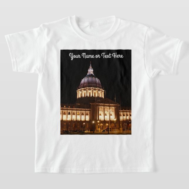 San Francisco City Hall #3 T-shirt (Laydown)