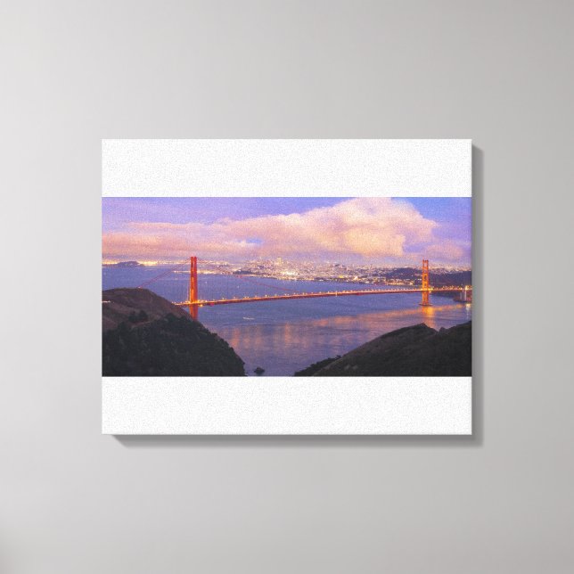 San Francisco City med Golden Grind Bridge Canvas (Framsida)