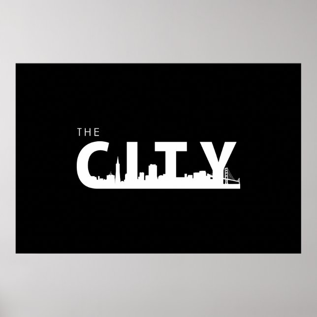 San Francisco City Poster (Framsidan)