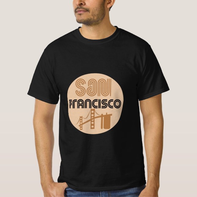 San Francisco City Sign T Shirt (Framsida)