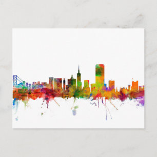 San Francisco City Skyline Vykort