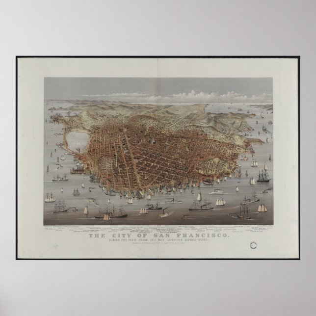 San Francisco City View Poster (Framsidan)