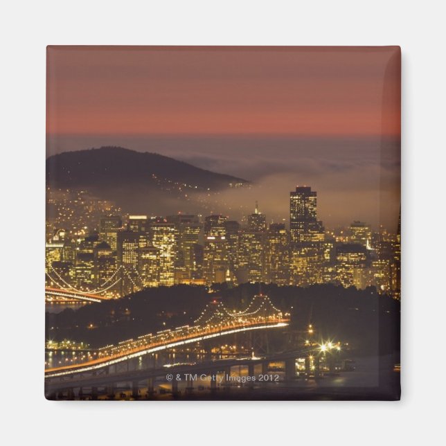 San Francisco Cityscape Magnet (Framsidan)