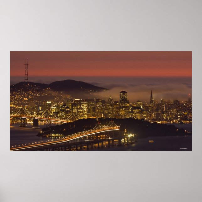 San Francisco Cityscape Poster (Framsidan)