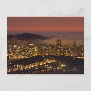 San Francisco Cityscape Vykort