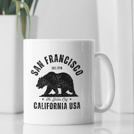 San Francisco Classic Bear Design Kaffemugg