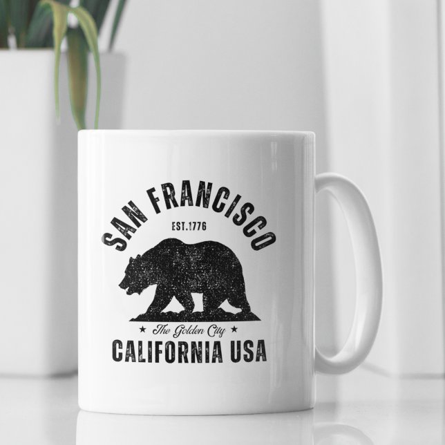 San Francisco Classic Bear Design Kaffemugg (Skapare uppladdad)