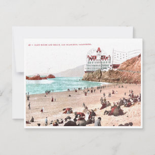 San Francisco Cliff House 1908 Vintage-postkort Vykort