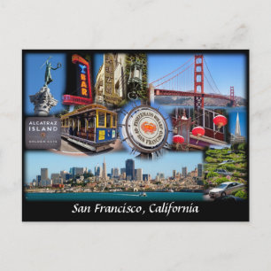 San Francisco Collage Vykort