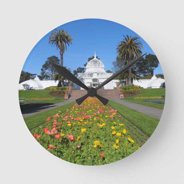 San Francisco Conservatory of Flowers Rund Klocka (Framsida)